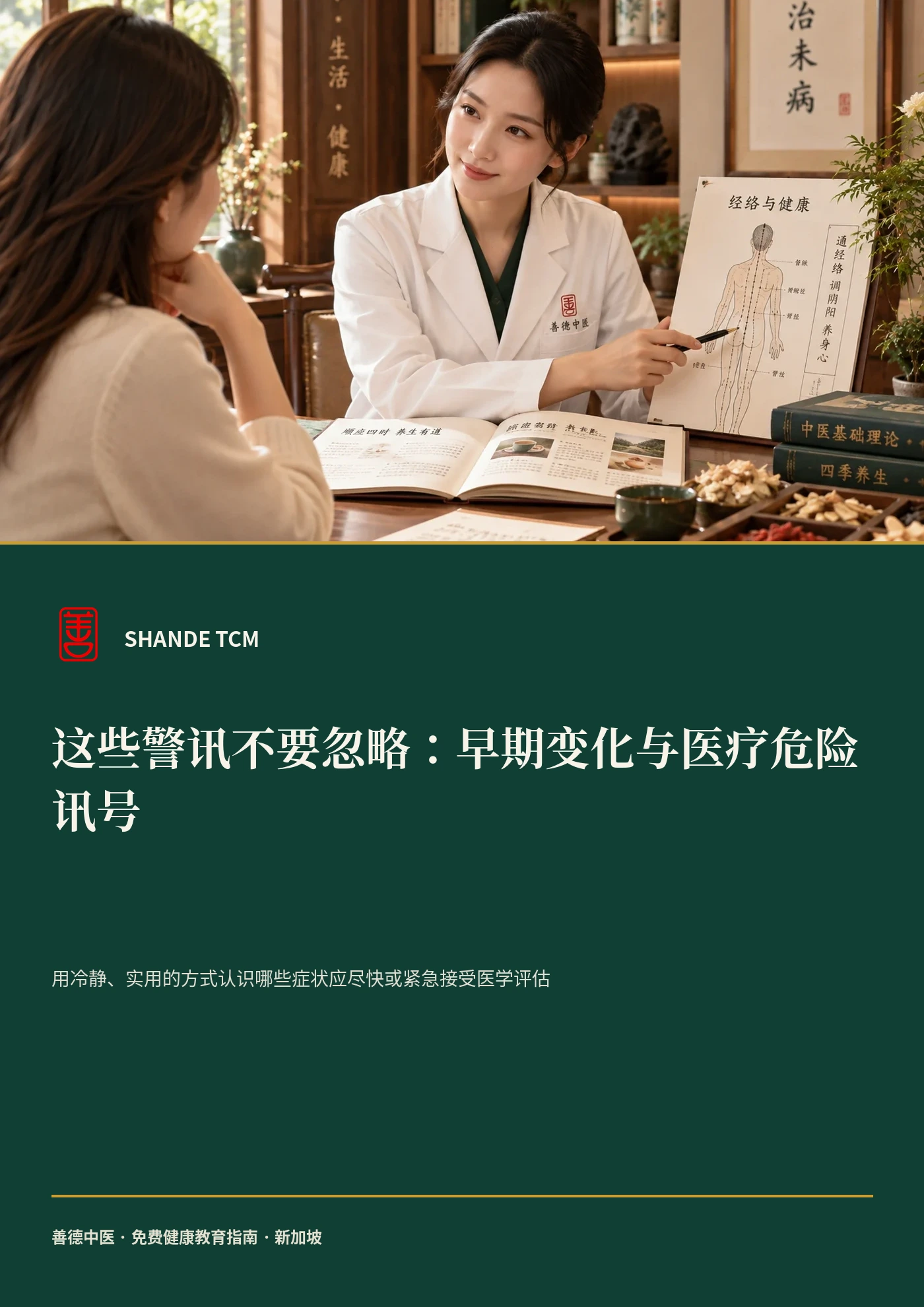 这些警讯不要忽略:早期变化与医疗危险讯号