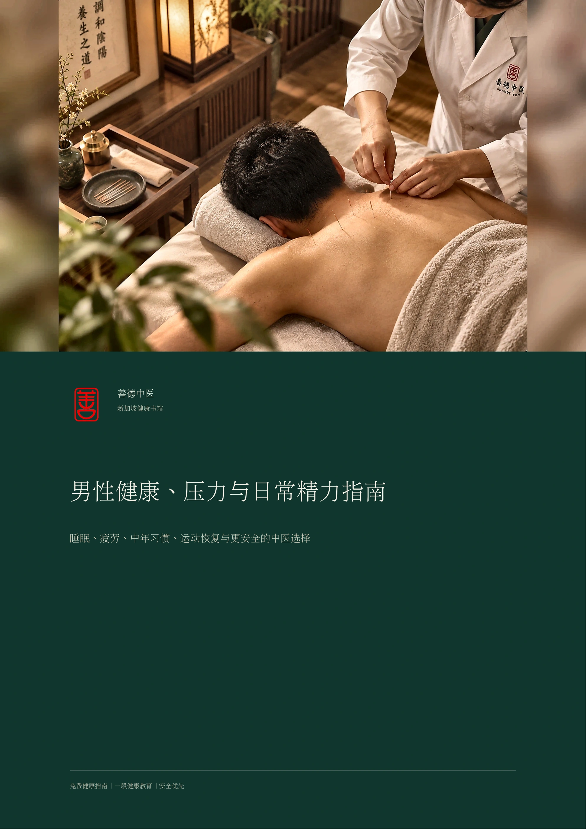 男性健康、压力与日常精力指南