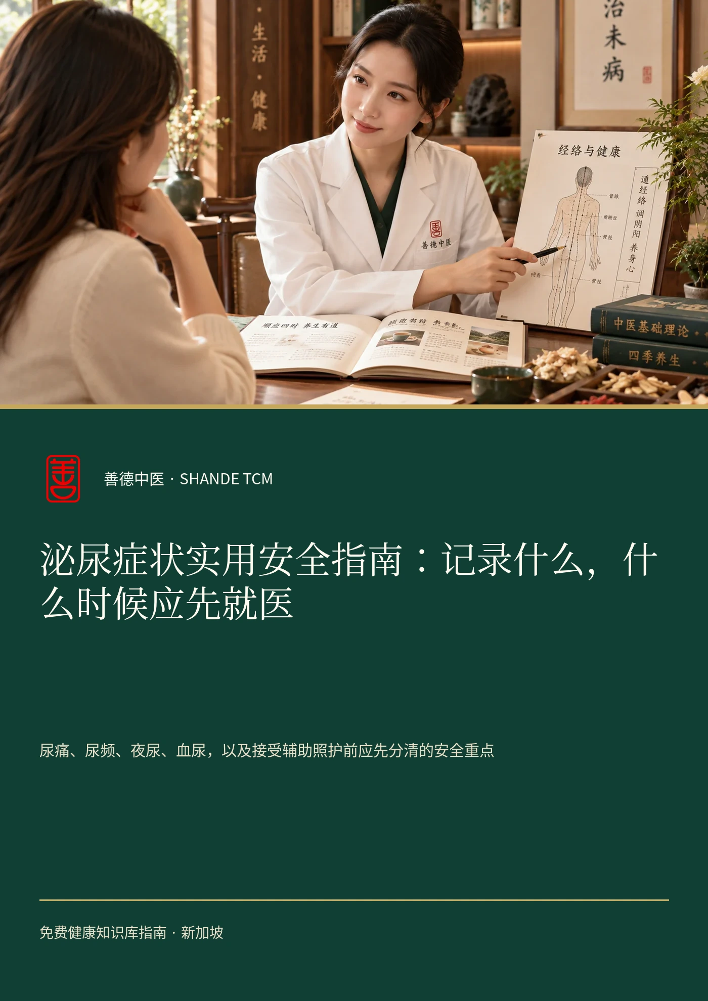 泌尿症状实用安全指南:记录什么,什么时候应先就医