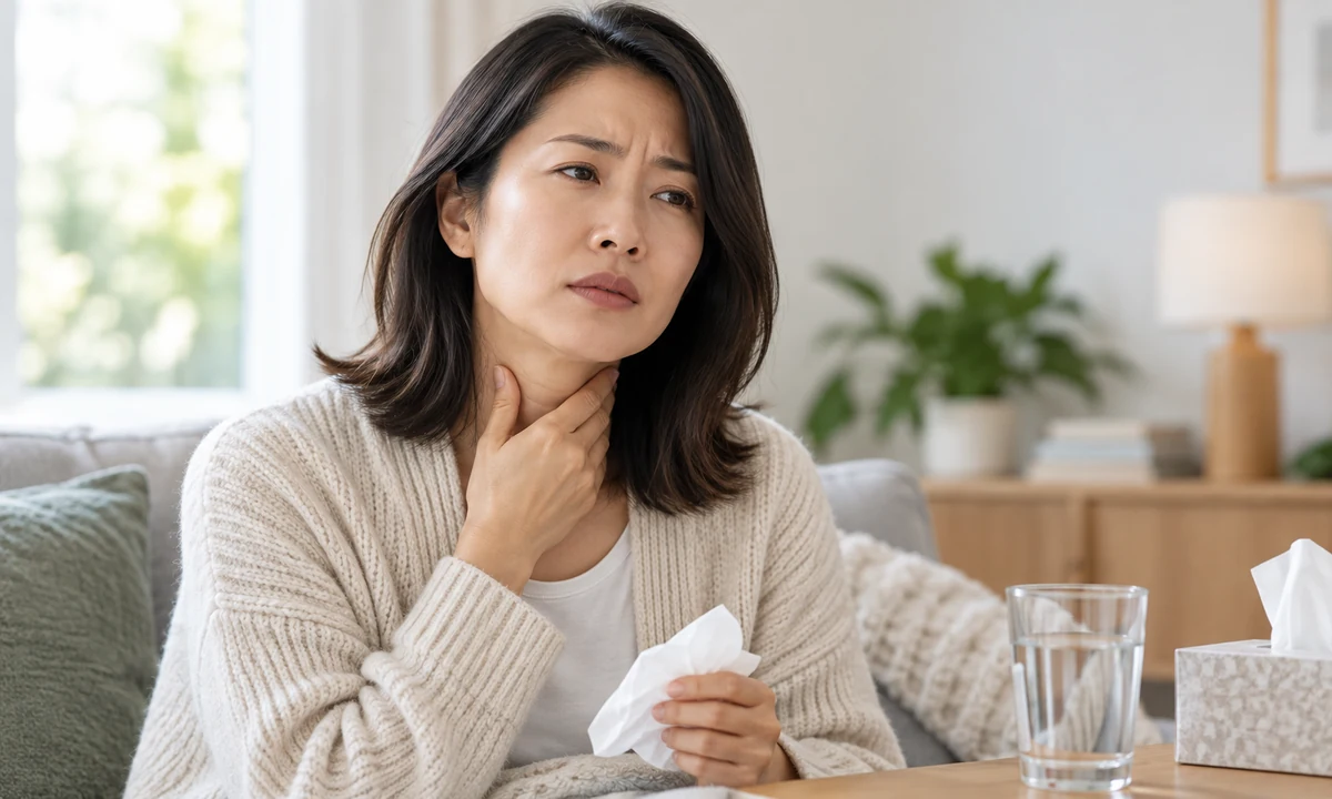 Postnasal Drip, Throat Clearing and Cough