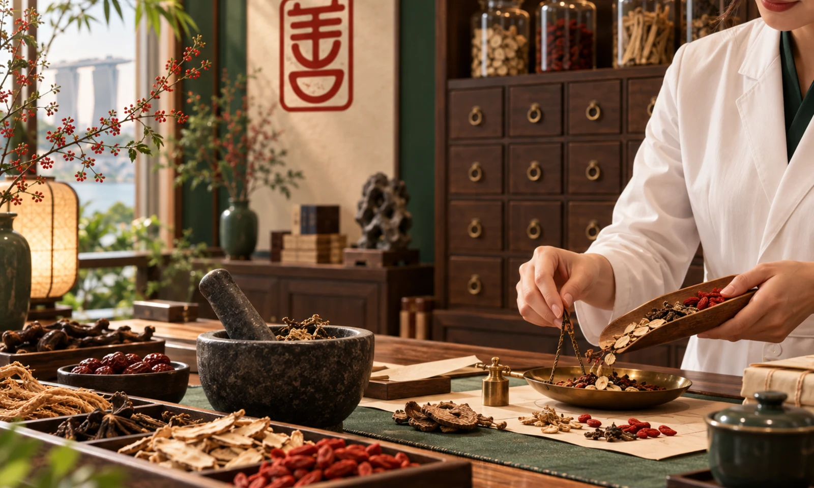 Chinese Medicine & Herbs service at Shande TCM